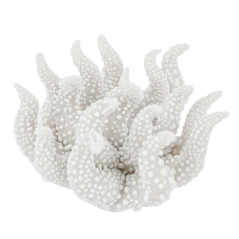 APPLICAZIONE CORALLO AVORIO GOCCE DI RUGIADA PORCELLANA DIAM.4